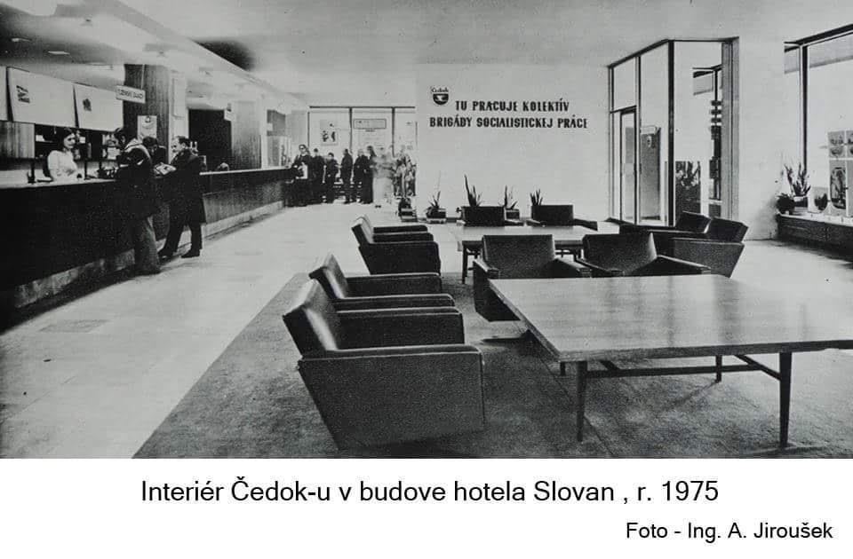 Čedok v hoteli Slovan